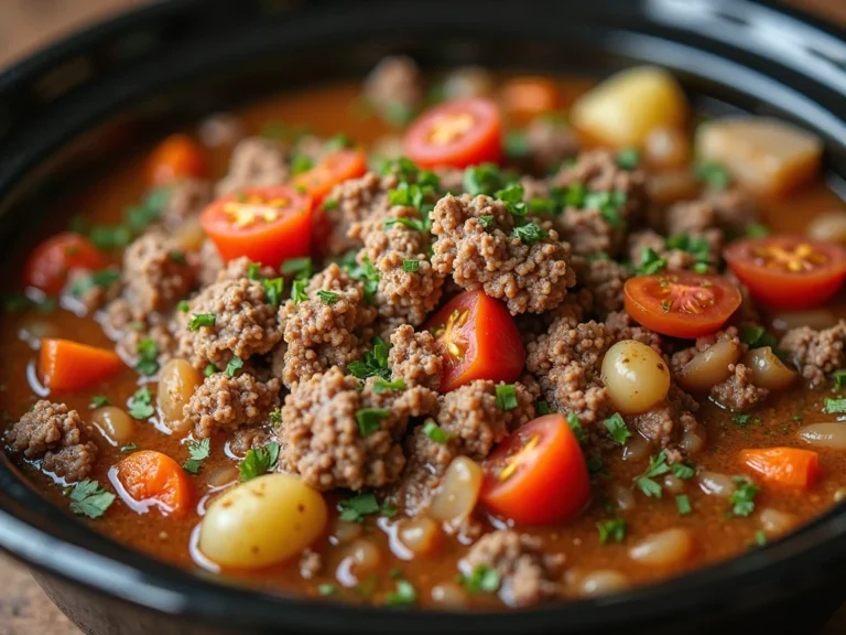  crockpot meals with hamburger meat